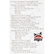 ARNEZI R0902082 Набор инструментов 82 пр. 12-гр. 1/4DR, 1/2DR