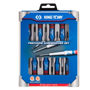 KING TONY 32108MR Набор прецизионных отверток, 8 предметов