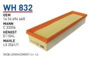 WUNDER filter WH832