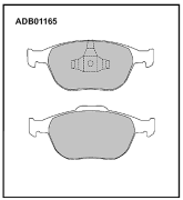ALLIED NIPPON ADB01165 Колодки тормозные дисковые