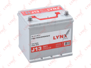 LYNXauto J13 Аккумулятор 60 Ah, 500 A, прямая, 232x173x225, JIS