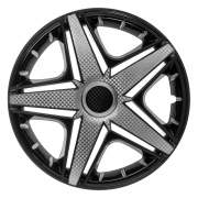 Star S1403 Колпаки декоративные (на пруж.) R-14 NHL серебристый (к-т 2 шт)