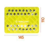 AIRLINE AFSI141 Ароматизатор под сиденье гелевый макси &quot;&quot;Тундра&quot;&quot; Итальянский лимон