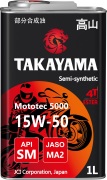 TAKAYAMA 605574 Масло 4T 15W50 1л.