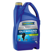 Ravenol 1153204004 Моторное масло для 4-T лодочных моторов RAVENOL Outboardoel 4T 10W-40, 4 литра