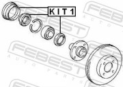 Febest KIT1 Сальник ступичный ремкомплект
