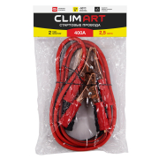 CLIM ART CLA00342 Провода прикуривания Clim Art 400А 2,5м (полиэтиленовый пакет)