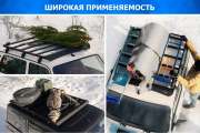 Rival T60021 Багажник на крышу автомобиля алюминий 6 мм, разборный, с крепежом