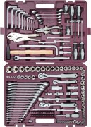 THORVIK TS142 Набор инструмента универсальный 1/4"", 3/8"" и 1/2""DR, 142 предмета