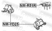 Febest NMR51R Подушка двигателя задняя