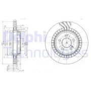 Delphi BG4144 Тормозной диск