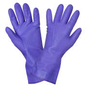 AIRLINE AWGHW11 Перчатки ПВХ хозяйственные с подкладкой (L), фиолетовые (AWG-HW-11)