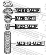 Febest MZSHBMZ3F Пыльник переднего амортизатора
