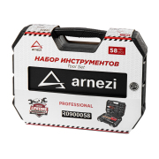 ARNEZI R0900058 Набор инструментов 58 пр. 1/4&quot;DR, 1/2&quot;DR