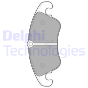 Delphi LP2077 Колодки тормозные AUDI A4/A4 ALLROAD/A5/Q5 1.8-3.2 07- передние с датч.