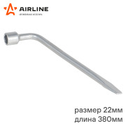 AIRLINE AKB14 Ключ баллонный с монтажной лопаткой 22*380мм