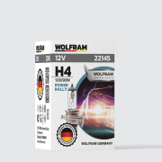 WOLFRAM 22145 Лампа галогенная WOLFRAM HALOGEN BULB H4 P43t 12V 100/90W 1 шт.