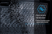 Rival 16007001 Коврики салона Lada (ВАЗ) Xray, Xray Cross черный полиуретан Rival