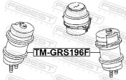 Febest TMGRS196F Подушка двигателя передняя (гидравлическая)