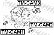 Febest TMCAM2 Подушка двигателя левая