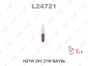 LYNXauto L24721 Лампа накаливания (H21W 24V 21W BAY9s)