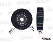 Miles AG03028 Ролик ремня приводного