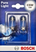 Bosch 1987301004 Лампа 12V C5W 5W 2 шт. блистер