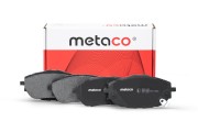 METACO 3000155 Колодки тормозные передние к-кт