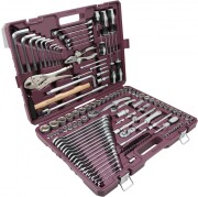 THORVIK TS142 Набор инструмента универсальный 1/4"", 3/8"" и 1/2""DR, 142 предмета