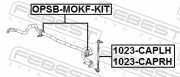 Febest OPSBMOKFKIT Втулка переднего стабилизатора комплект D24