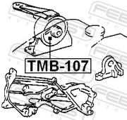 Febest TMB107 Сайлентблок правой подушки двигателя