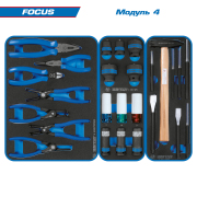 KING TONY 934188MRVD Набор инструментов &quot;&quot;FOCUS&quot;&quot; для тележки, 11 ложементов, 188 предметов