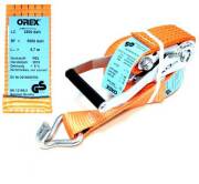OREX OR820130 Ремень стяжной 6,0 м (с крюками, 50мм, LC = 2500/5000daN)