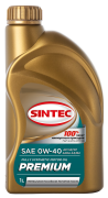 SINTEC 322777 Масло моторное синтетика 0W-40 1 л.