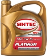 SINTEC 600144 Масло моторное синтетика 5W-30 4 л.