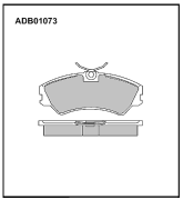 ALLIED NIPPON ADB01073 Колодки тормозные дисковые
