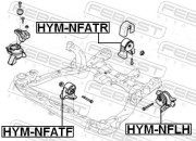 Febest HYMNFATF Подушка двигателя передняя
