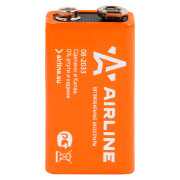 AIRLINE 9V01 Батарейка 6LR61/Крона 9V щелочная 1 шт.