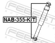 Febest NAB355KIT Сайлентблок заднего амортизатора комплект