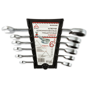 ARNEZI R1030496 Набор ключей комбинированных 6 пр. трещоточные, реверс