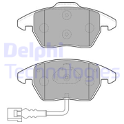Delphi LP1837 Колодки тормозные передние