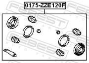 Febest 0175ZZE120F Ремкомплект суппорта тормозного переднего