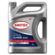 SINTEC 600240 Масло моторное полусинтетика 10W-40 4 л.