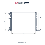 MARSHALL M4991063 Радиаторы (легковые)