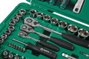 SATA 09014 Инструмент (набор) 120пр. Универсальный (Metric &amp; S.A.E) пласт.кейс