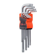 ZiPOWER PM4461 Набор ключей TORX, 9 предметов: T10; T15; T20; T25; T27; T30; T40; T45; T50