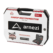 ARNEZI R0900150 Набор инструментов 150 пр. 1/4&quot;&quot;DR, 1/2&quot;&quot;DR, 3/8&quot;&quot;DR