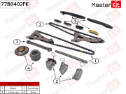 MasterKit 77B0402FK Комплект цепи ГРМ