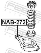 Febest NAB272 Сайлентблок заднего поперечного рычага