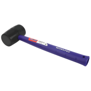 WORKPRO WP241041 Молоток резиновый с пластиковой рукояткой 450гр черный